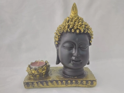 Buddah Head Candlestand