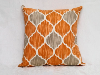 Orange and Grey Geometric